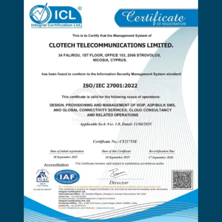 clotech-achieves-isoiec-270012022-certification-reinforcing-excellence-in-global-telecom-operations